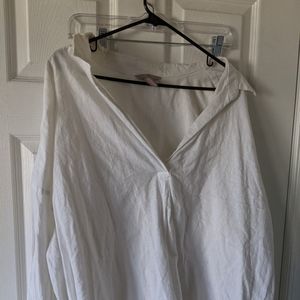 White linen shirt